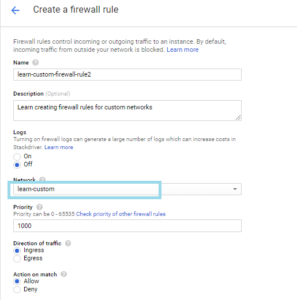 firewall rule ingress icmp