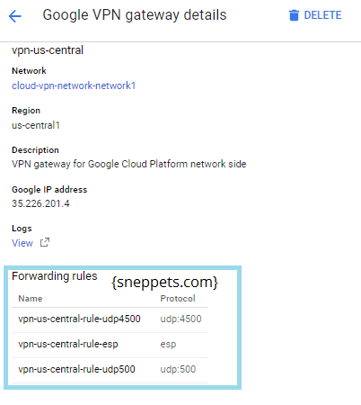 gcp vpn example