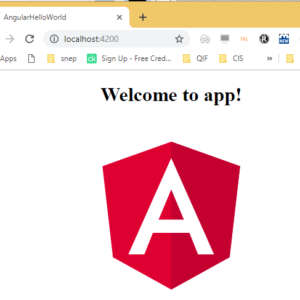 angular js project setup hello world