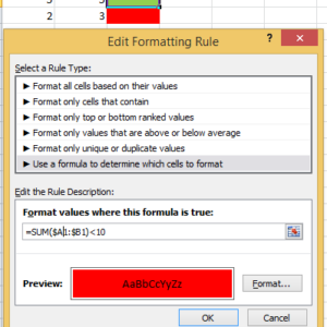 conditional formatting gmail