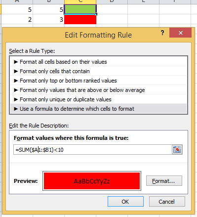 conditional formatting gmail