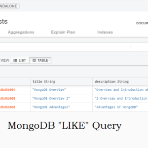 mongodb like query