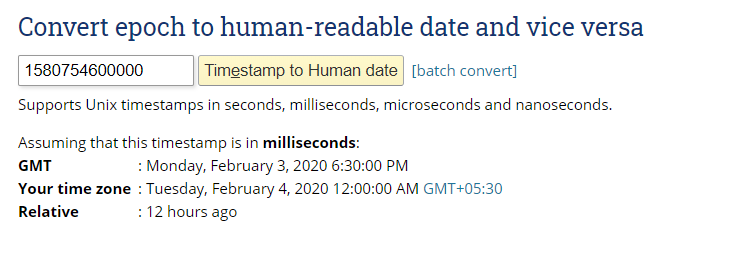 add hours to timestamp unix 2