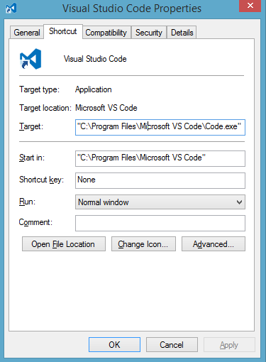 visual studio code install path