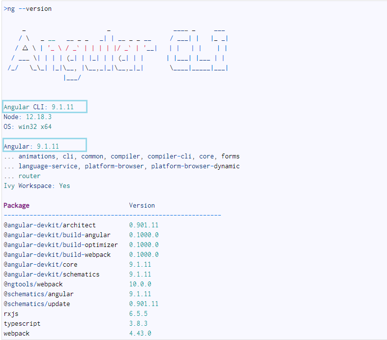 Global Angular CLI version is greater than your local version