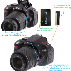 fix popup flash stuck in dslr camera