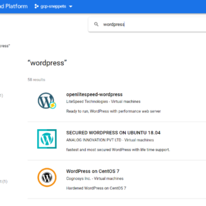 Transfer copy of WordPress website to Google Cloud