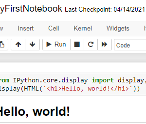 include HTML output in IPython notebook