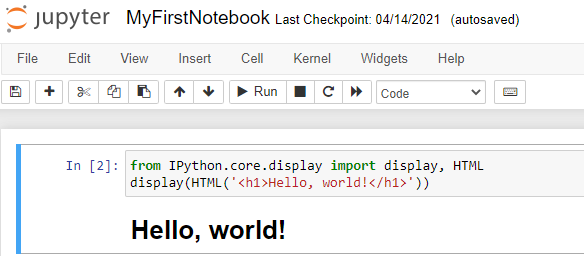 include HTML output in IPython notebook