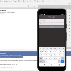 Run ionic app in android studio emulator