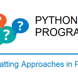 String formatting in python with examples