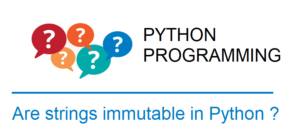 string immutable python examples