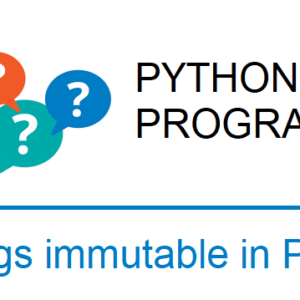 string immutable python examples