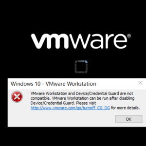 Vmware workstation player and device/credential guard not compatible