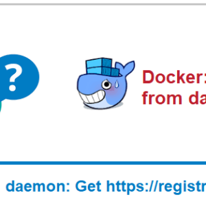 Docker: Error response from daemon get https //registry-1.docker.io/v2/