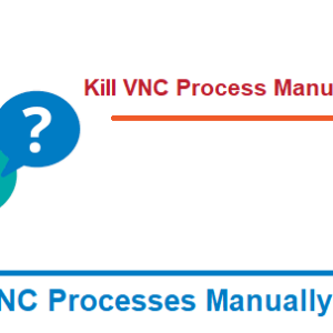 You’ll have to kill the Xvnc process manually