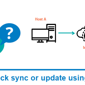 Force host clock sync or update using public NTP