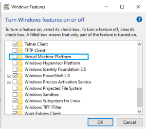 Turn Windows Features On or Off VERR_NEM_MAP_PAGES_FAILED